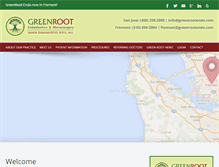 Tablet Screenshot of greenrootendo.com